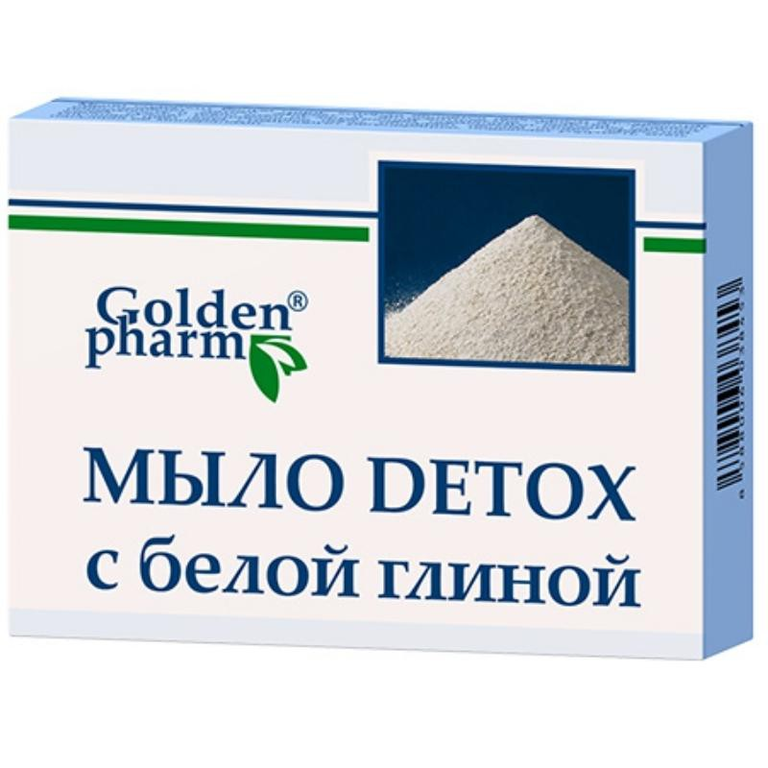 Golden Farm - Mydło DETOX z białą glinką w kostce - 70g, (1) - Mydła w kostce